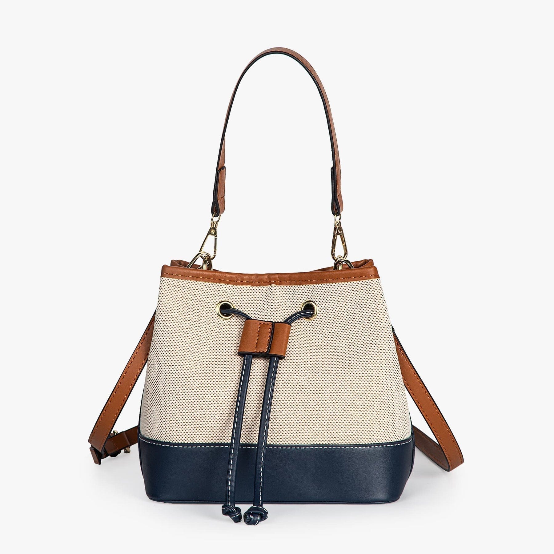 Celvera Tas Dames - Bucket Bag met Trekkoord en Afneembare Crossbodyband | Chique