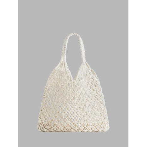 Celvera Tas Dames - Open Gehaakte Shopper met Dubbele Tophandvatten | Casual