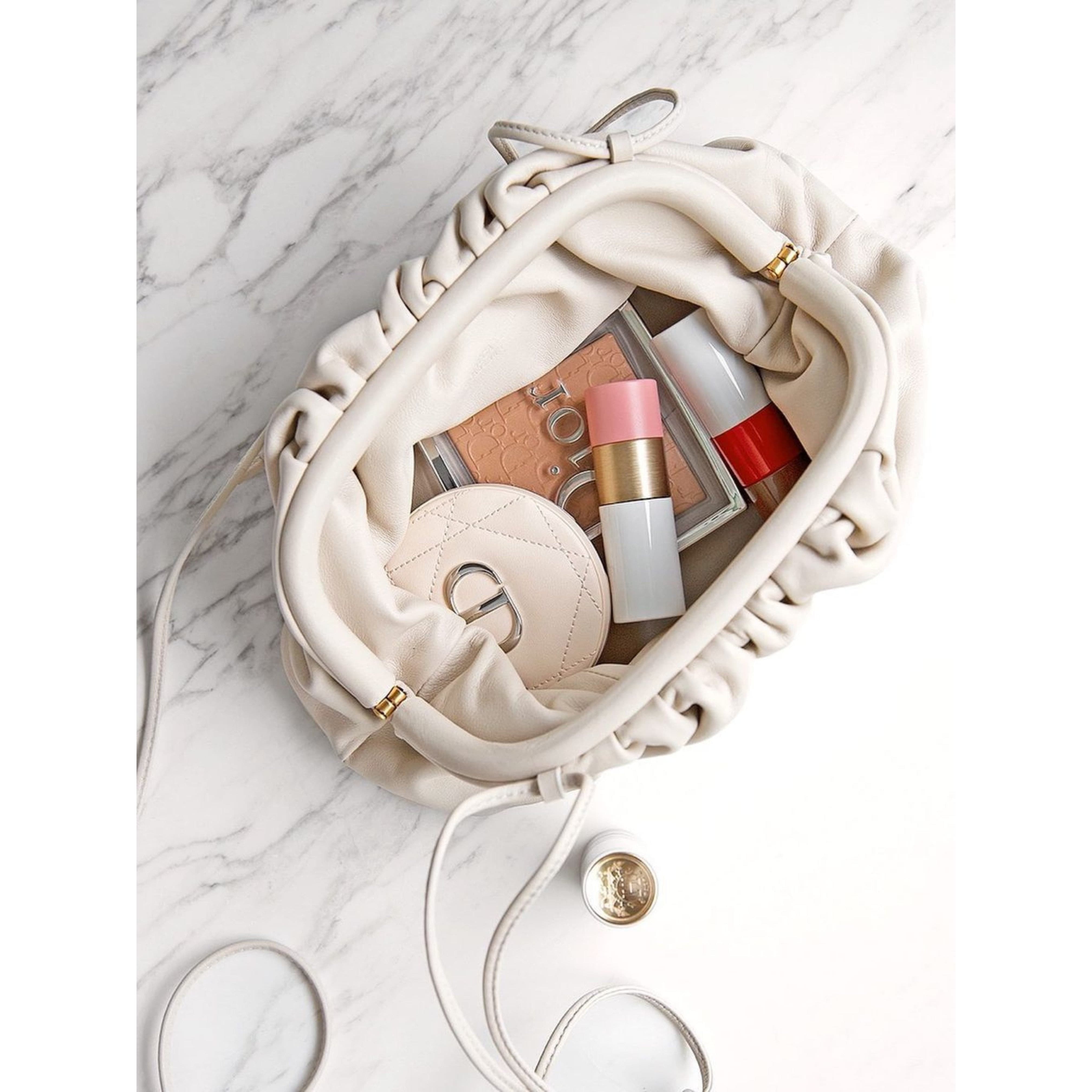 Celvera Tas Dames - Zachte Pouch met Gerimpeld Design en Schouderriem | Casual