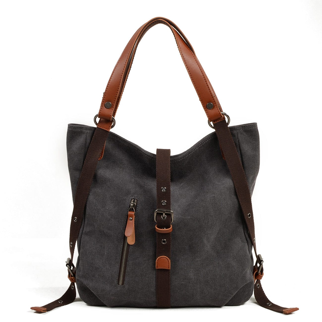 Celvera Tas Dames - Ruime 2-in-1 Schoudertas en Rugzak met Voorvak | Casual