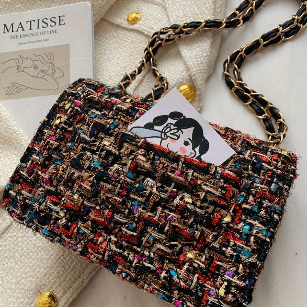 Celvera Tas Dames - Klein Model met Ketting en Draaisluiting | Chique