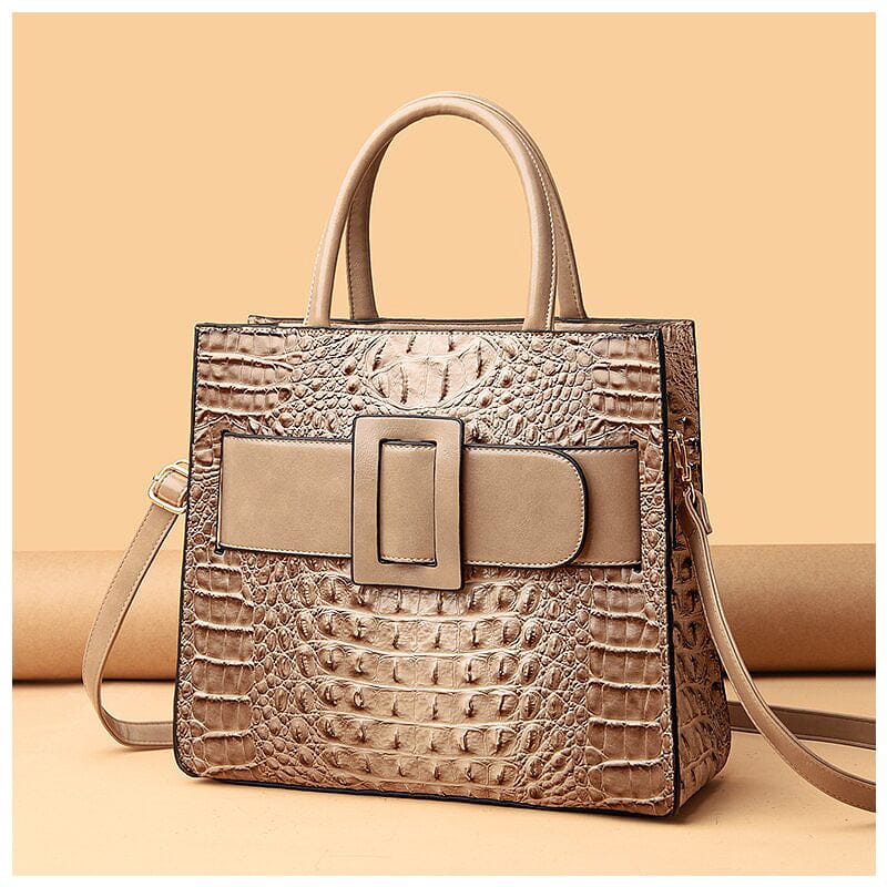Celvera Designer Handtas in Croco Stijl – Chique en Praktisch voor Vrouwen