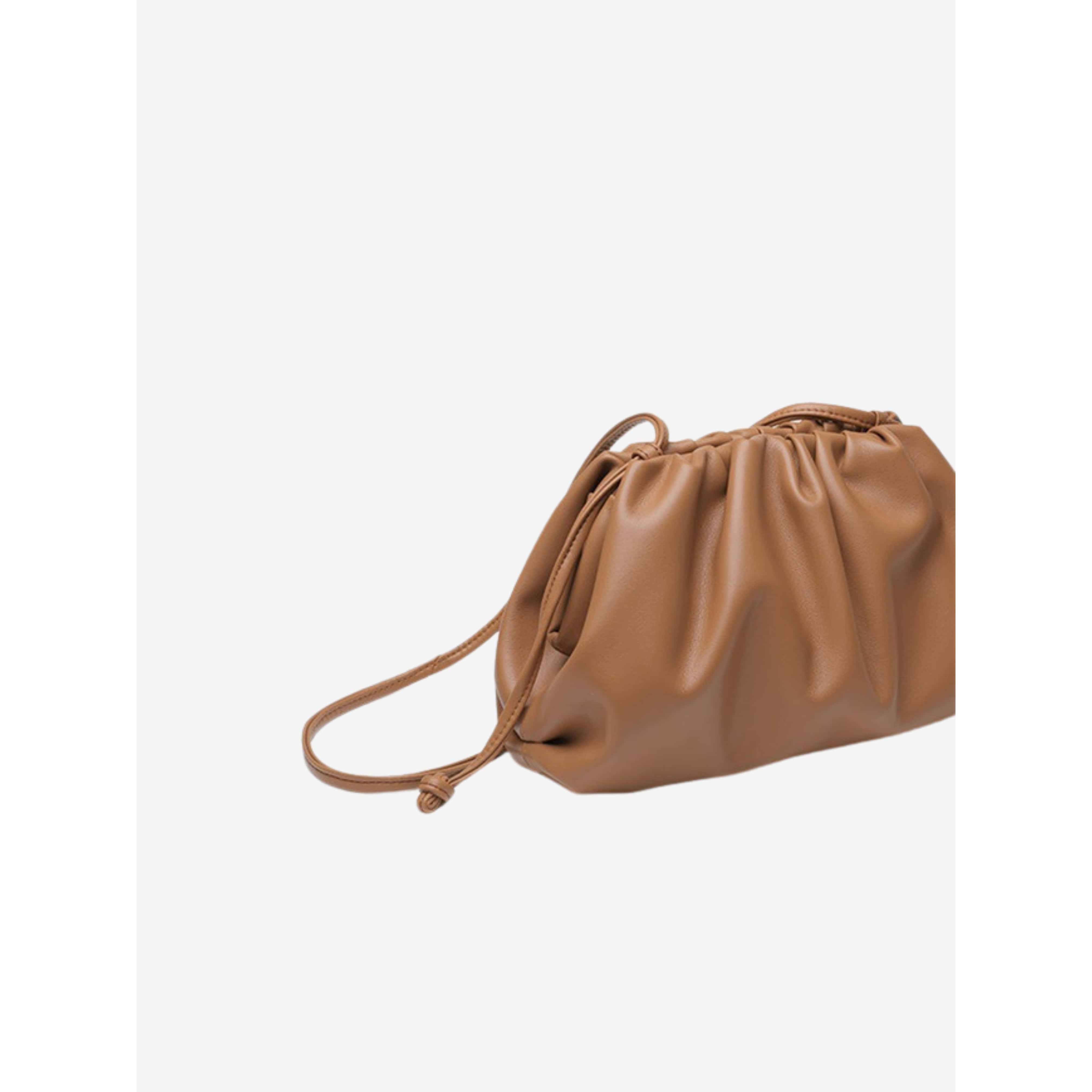 Celvera Tas Dames - Zachte Pouch met Gerimpeld Design en Schouderriem | Casual