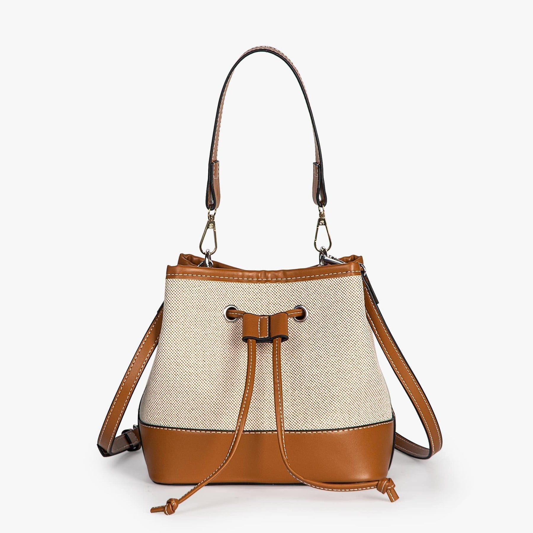 Celvera Tas Dames - Bucket Bag met Trekkoord en Afneembare Crossbodyband | Chique