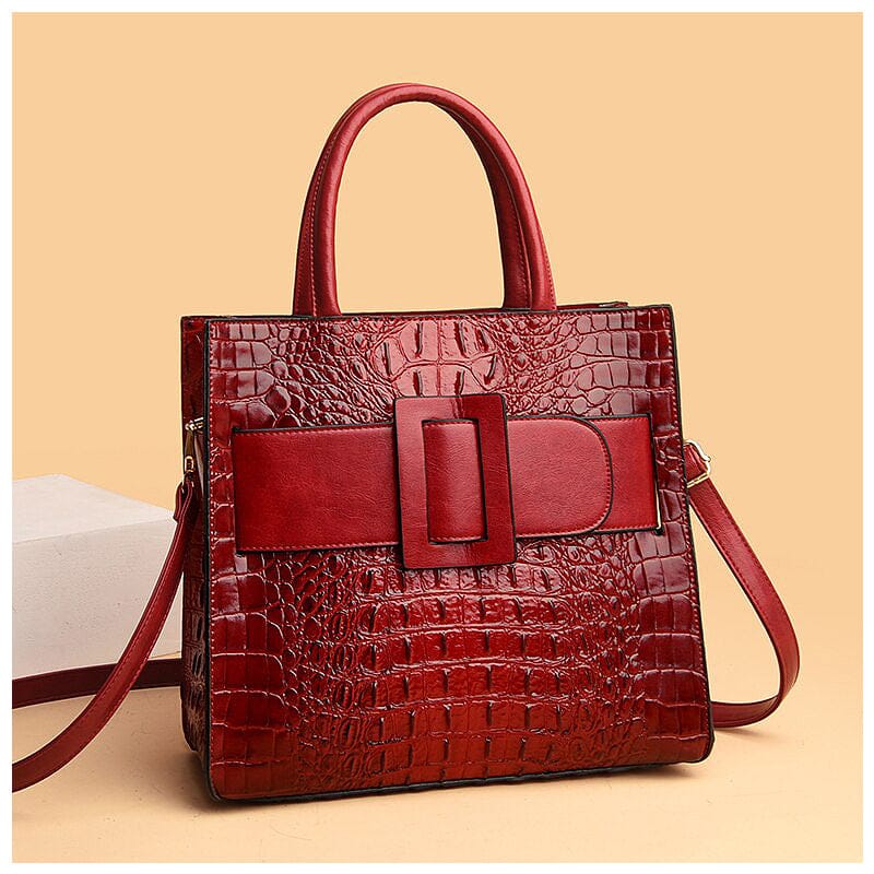 Celvera Designer Handtas in Croco Stijl – Chique en Praktisch voor Vrouwen
