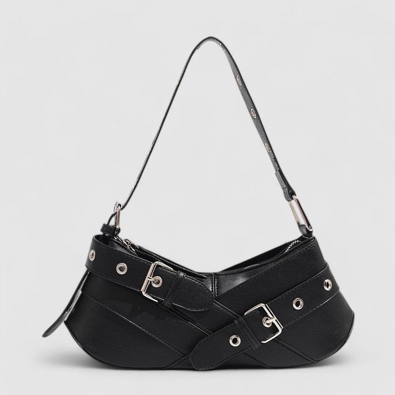 Celvera Edgy schoudertas met gespdetails
