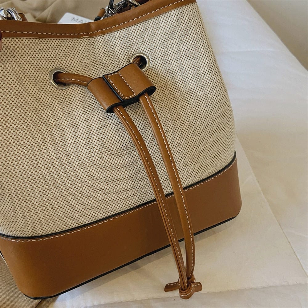 Celvera Tas Dames - Bucket Bag met Trekkoord en Afneembare Crossbodyband | Chique