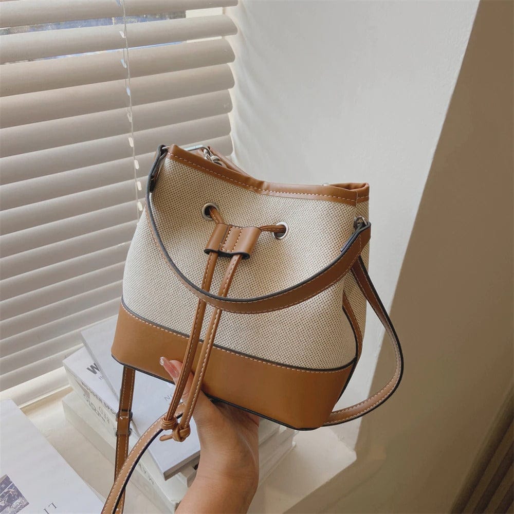 Celvera Tas Dames - Bucket Bag met Trekkoord en Afneembare Crossbodyband | Chique