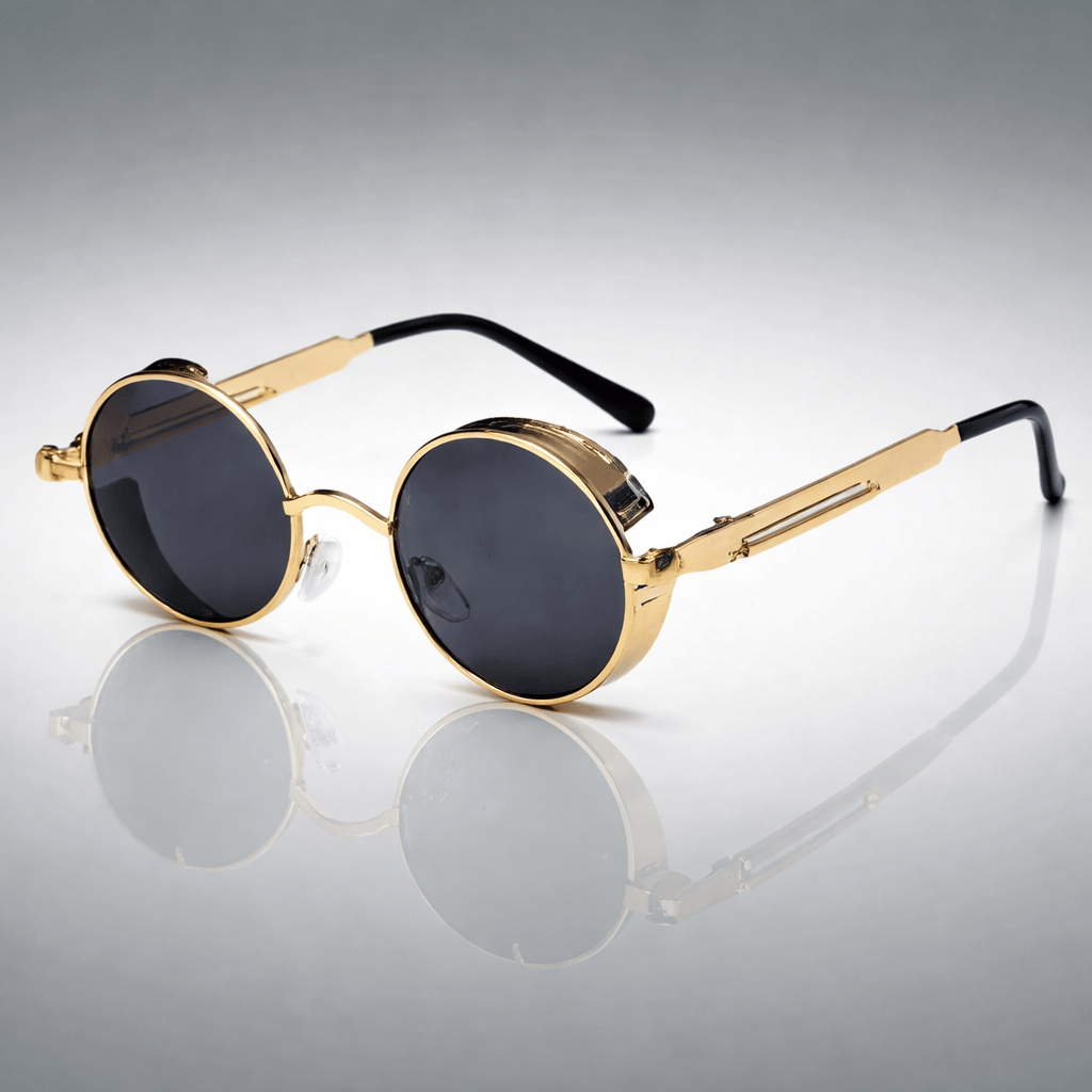 Celvera Zonnebril Unisex | Vintage Steampunk Stijl | Lichtgewicht & Duurzaam