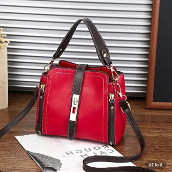 Celvera Tas Dames - Bucket Bag met Handvat en Gouden Slotdetail | Chique
