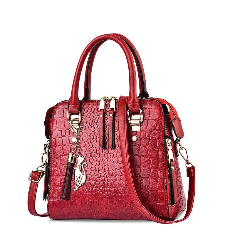 Celvera Designer Stijl Crocoprint Tas voor Vrouwen – Chic & Functioneel