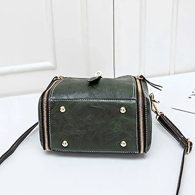 Celvera Tas Dames - Bucket Bag met Handvat en Gouden Slotdetail | Chique