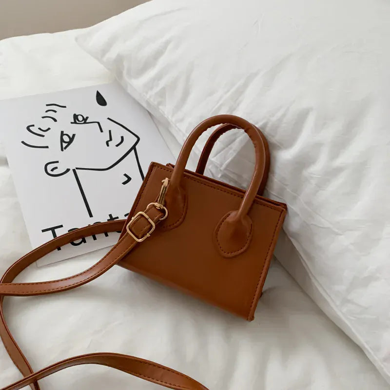 Celvera Tas Dames - Mini Handtas met Dubbel Handvat en Schouderriem | Chique
