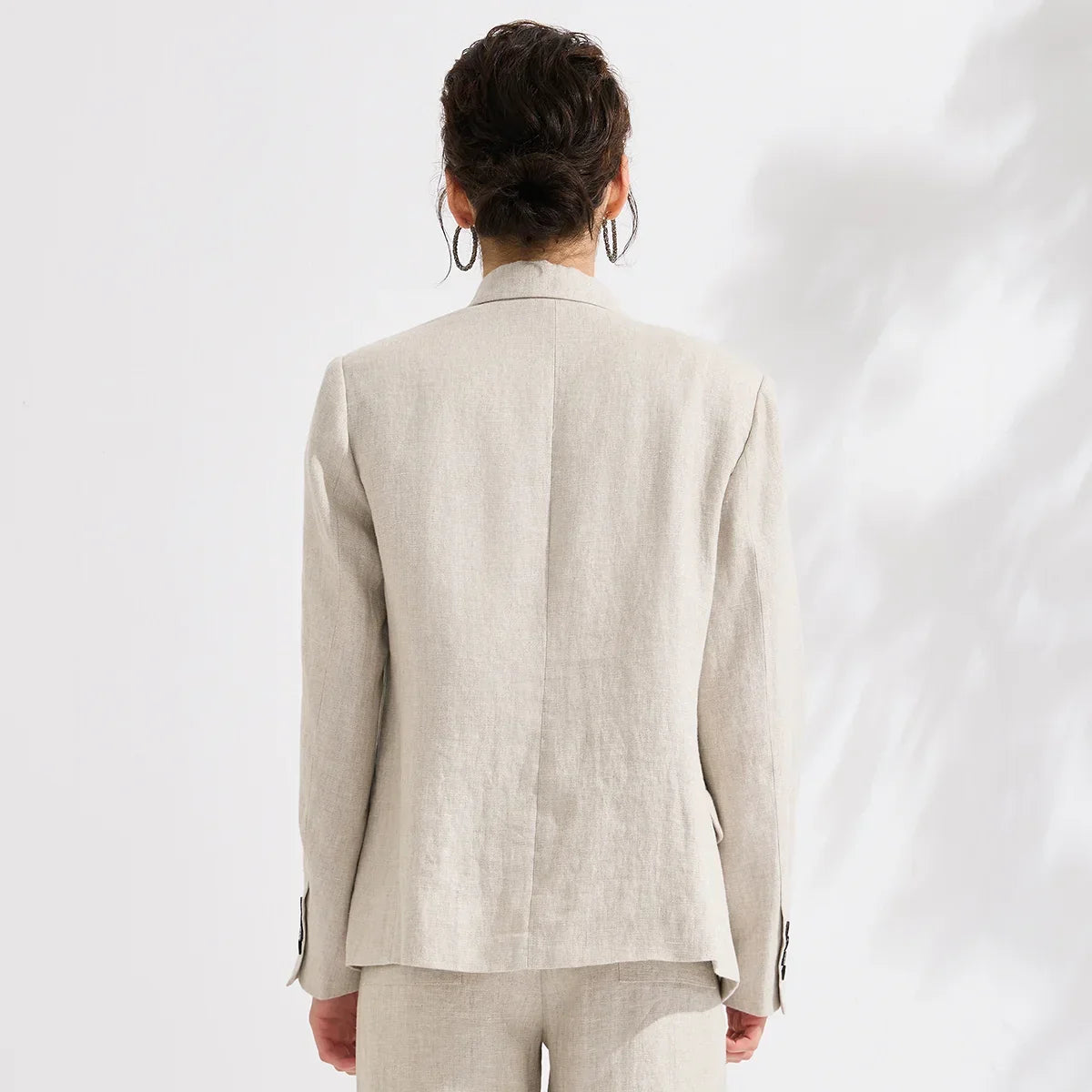 Linen Blazer Jacket – Chic Breathable Summer Outerwear