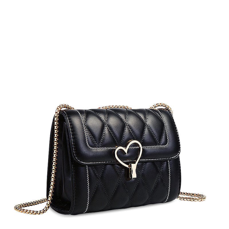 Celvera Trendy Crossbody Handtas met Hart Detail – Compact & Chic
