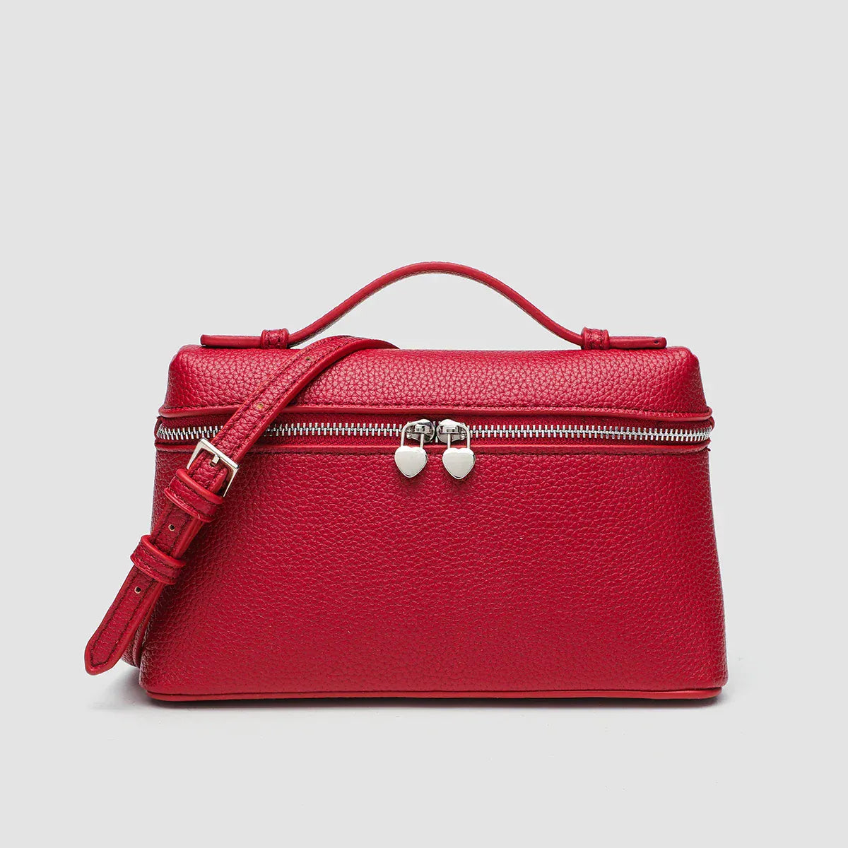 Celvera Tas Dames - Rechthoekige Crossbody met Dubbele Rits | Klassiek