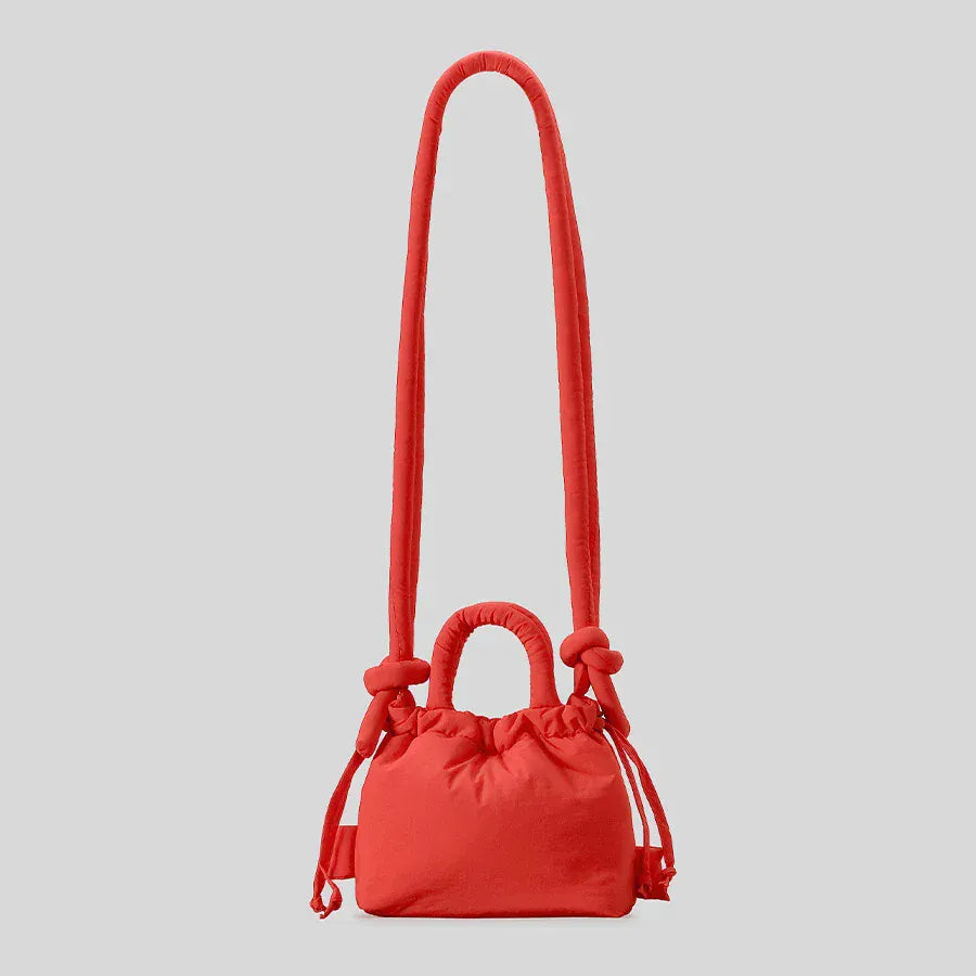 Celvera Tas Dames - Mini Handtas met Geknoopt Handvat en Trekkoord | Casual
