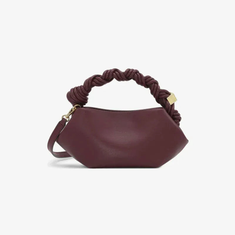 Celvera Tas Dames - Mini Crossbody met Gevlochten Handvat | Chique
