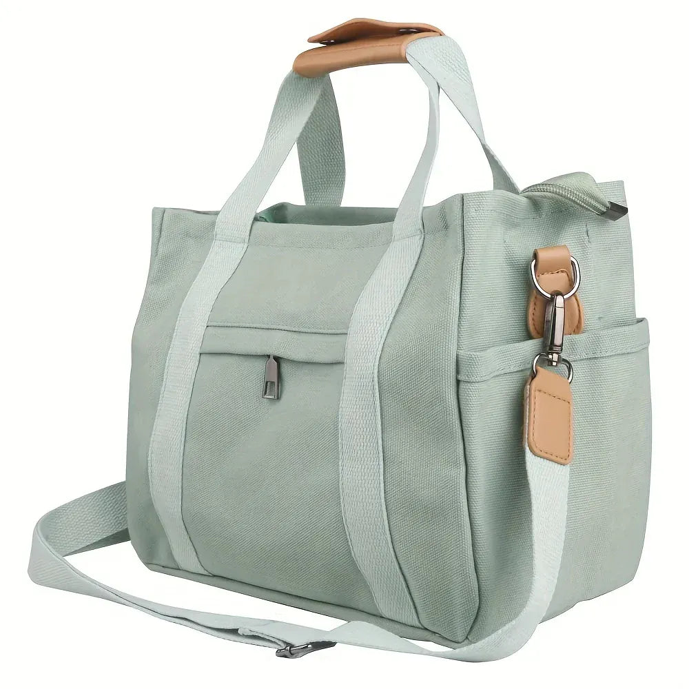 Celvera Tas Dames - Grote Tote Bag met Schouderriem en Zijvakken | Casual