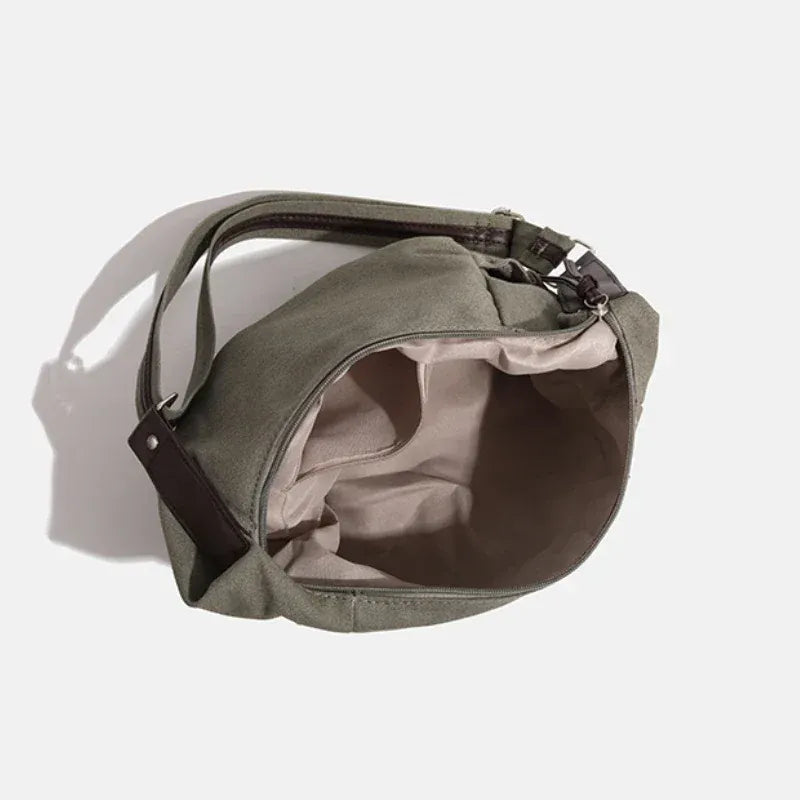 Celvera Tas Dames - Casual Schoudertas met Kanten Bies en Trekkoord | Boho