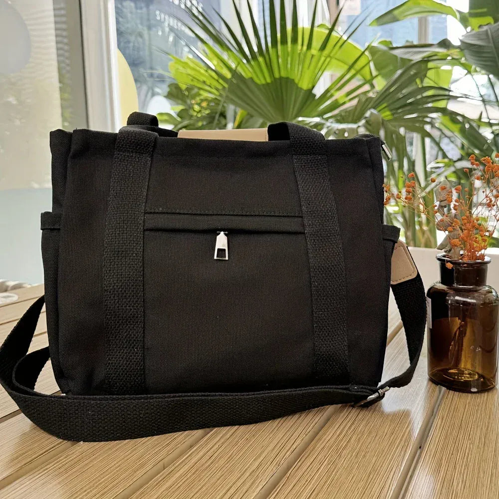 Celvera Tas Dames - Grote Tote Bag met Schouderriem en Zijvakken | Casual