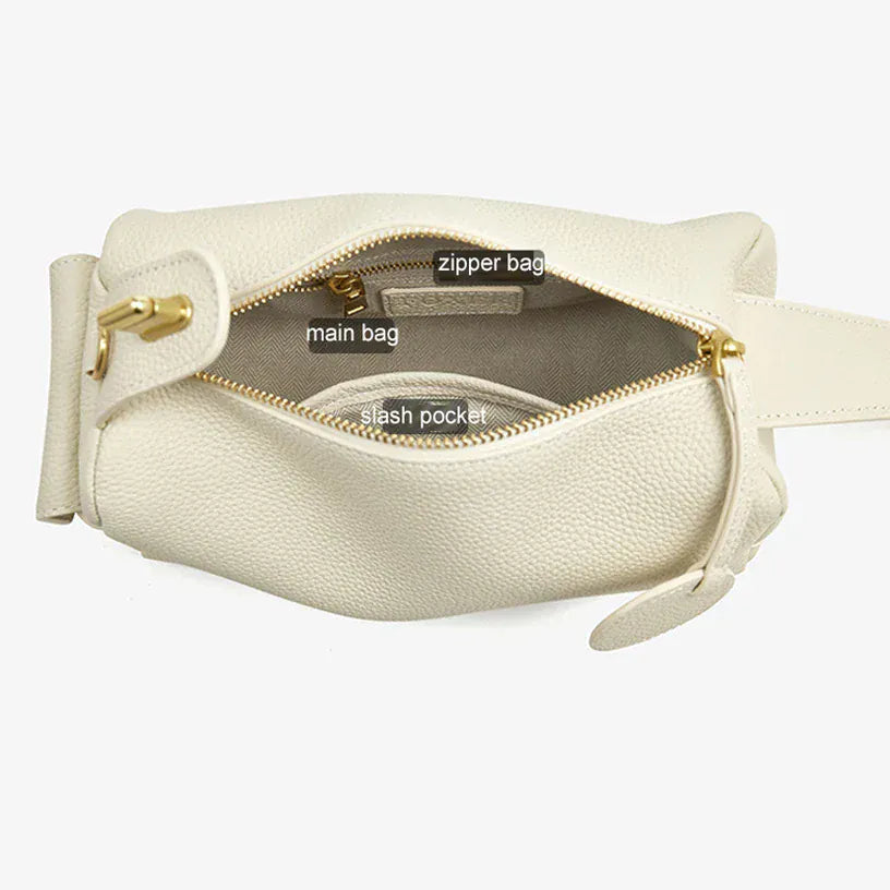 Celvera Tas Dames - Schoudertas met Handvat en Gouden Details | Chique