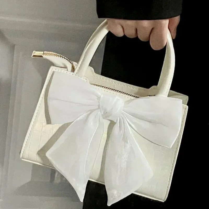 Celvera Tas Dames - Compacte Handtas met Oversized Strik | Chique