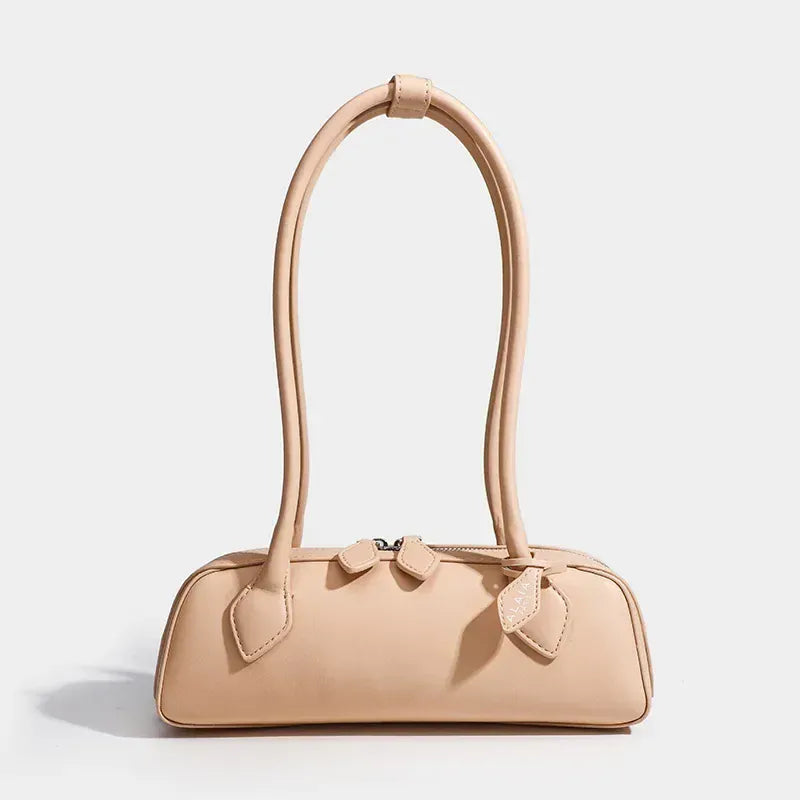 Celvera Tas Dames - Schoudertas met Hoge Boog en Bladdetail | Chique