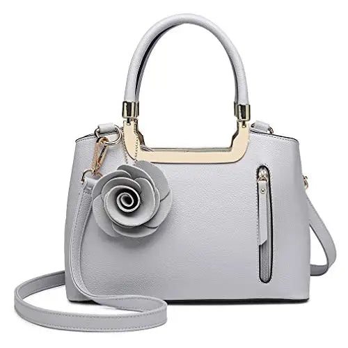 Celvera Handtas Dames - Elegante Tas met Roos Detail en Gouden Frame | Chique