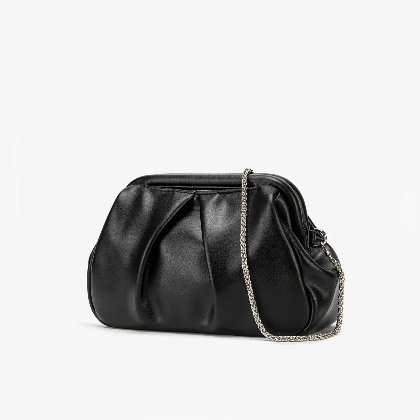 Celvera Handtas Dames - Geplooide Avondtas met Ketting | Glamour