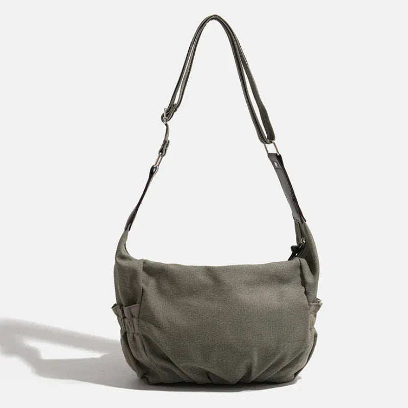 Celvera Tas Dames - Casual Schoudertas met Kanten Bies en Trekkoord | Boho