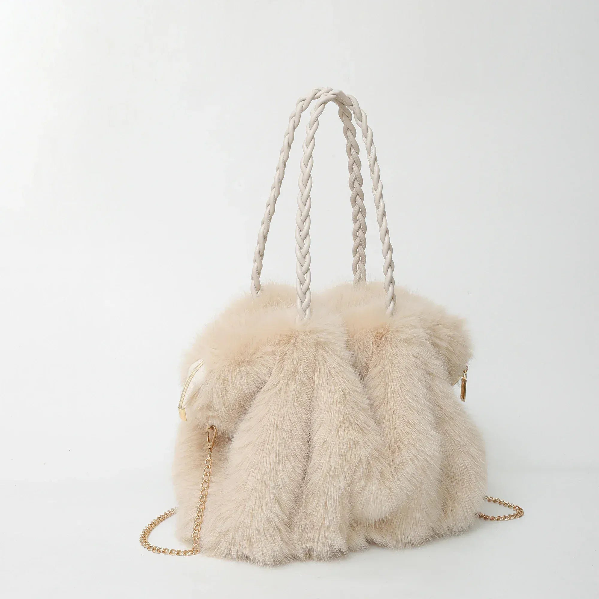 Celvera Luxe Fluffy Handtas | Dames Schoudertas | Zacht & Stijlvol