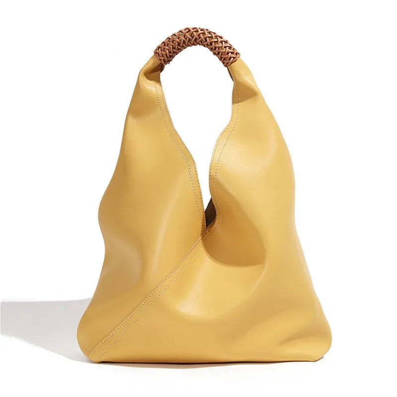 Celvera Tas Dames - Soepele Hobo Tas met Gevlochten Handvat | Casual