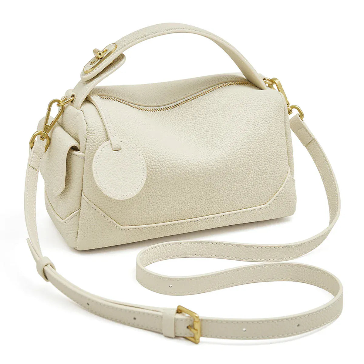 Celvera Tas Dames - Schoudertas met Handvat en Gouden Details | Chique