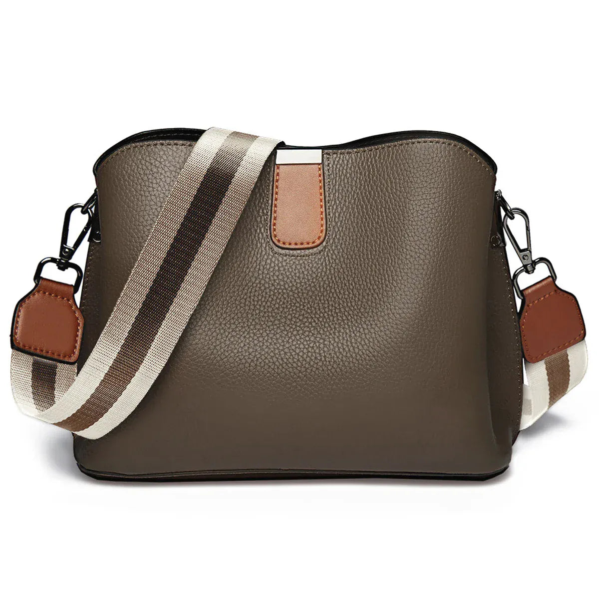 Celvera Tas Dames - Crossbody met Monogram Print en Brede Band | Chique