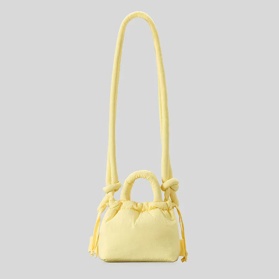 Celvera Tas Dames - Mini Handtas met Geknoopt Handvat en Trekkoord | Casual