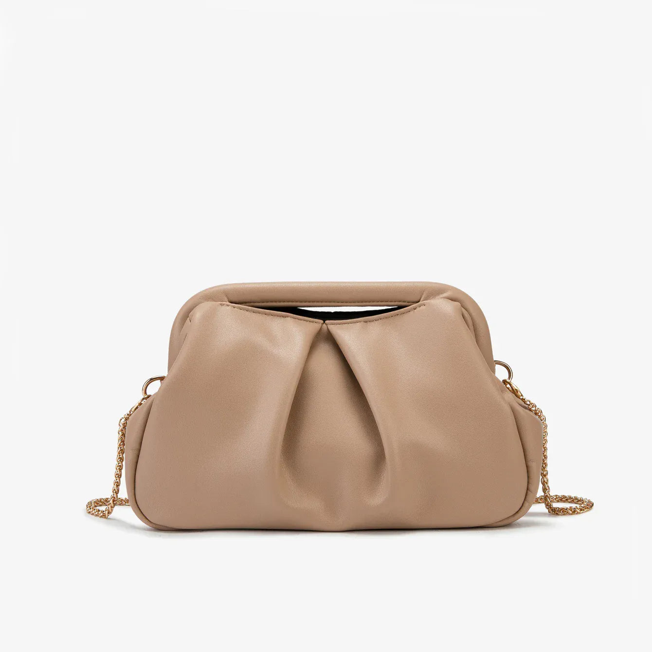 Celvera Handtas Dames - Geplooide Avondtas met Ketting | Glamour