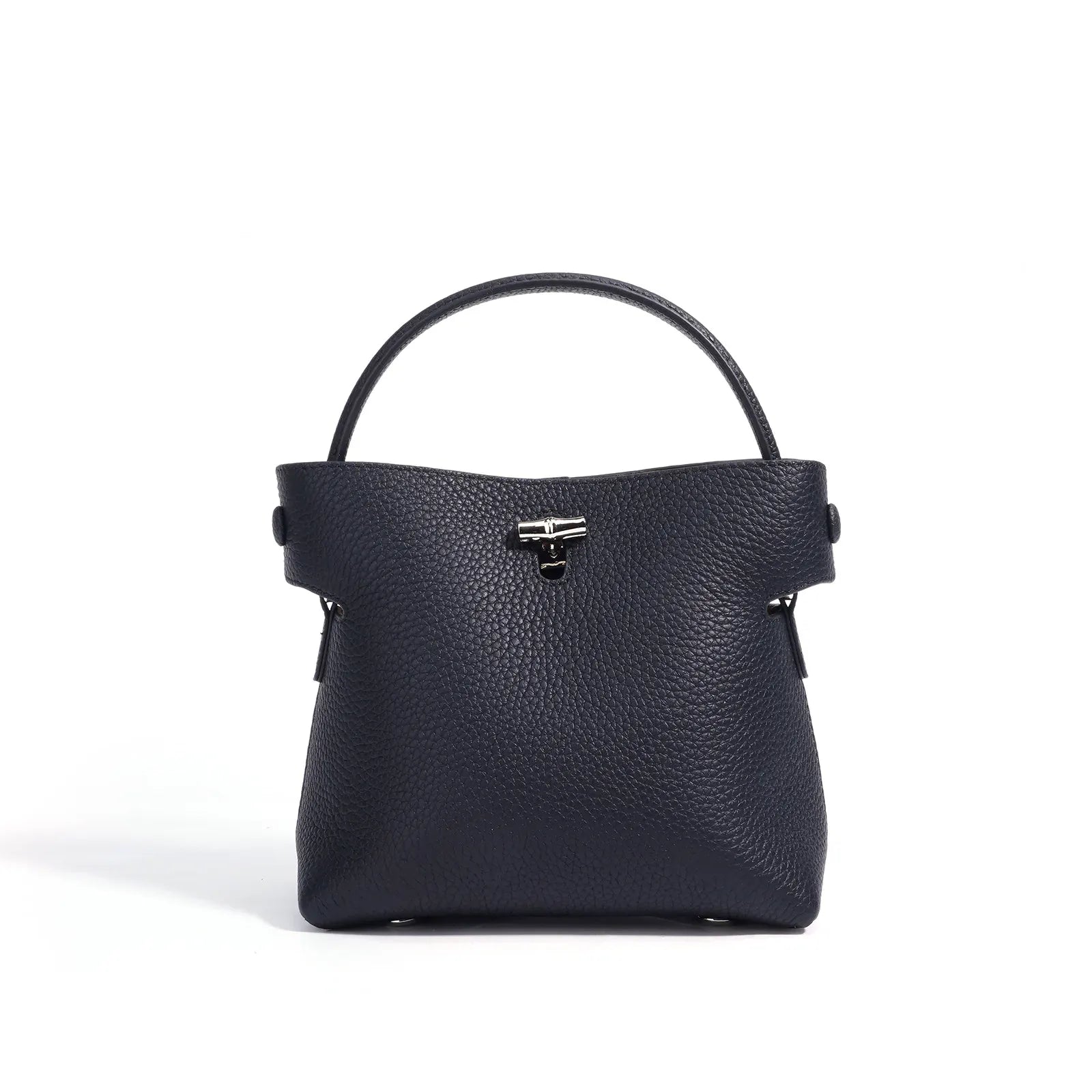 Celvera Tas Dames - Gestructureerde Handtas met Draaislot en Studs | Chique