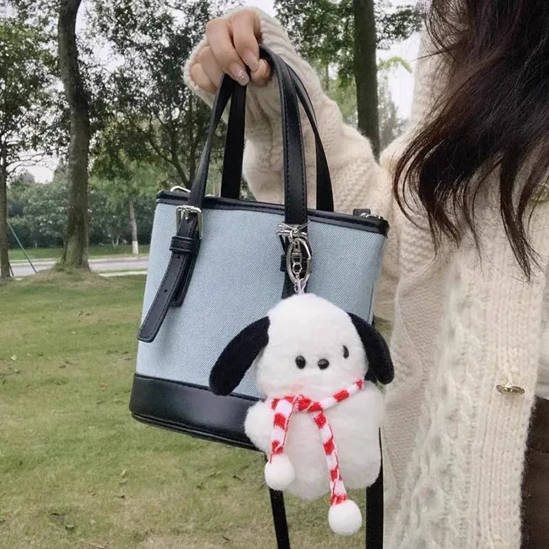 Celvera Tas Dames - Bucket Bag met Contrast Rand en Gespen | Casual