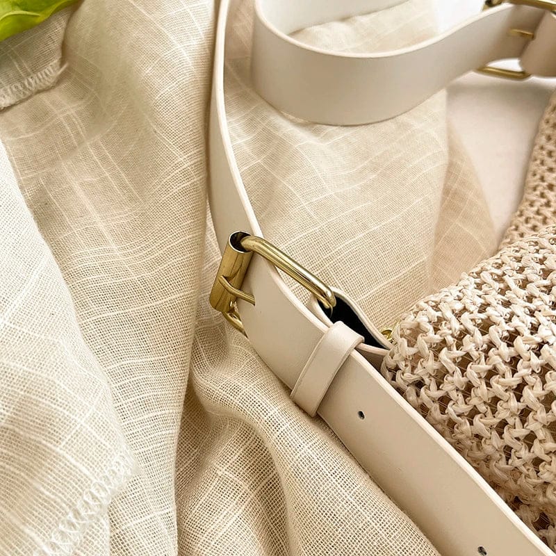 Celvera Tas Dames - Gevlochten Hobo Tas met Brede Schouderriem | Zomer