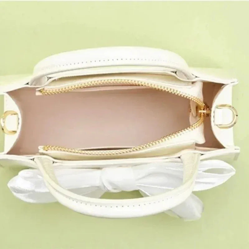 Celvera Tas Dames - Compacte Handtas met Oversized Strik | Chique