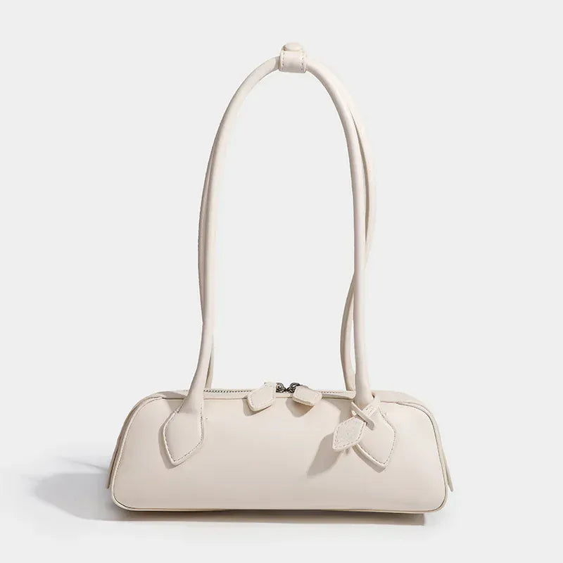 Celvera Tas Dames - Schoudertas met Hoge Boog en Bladdetail | Chique
