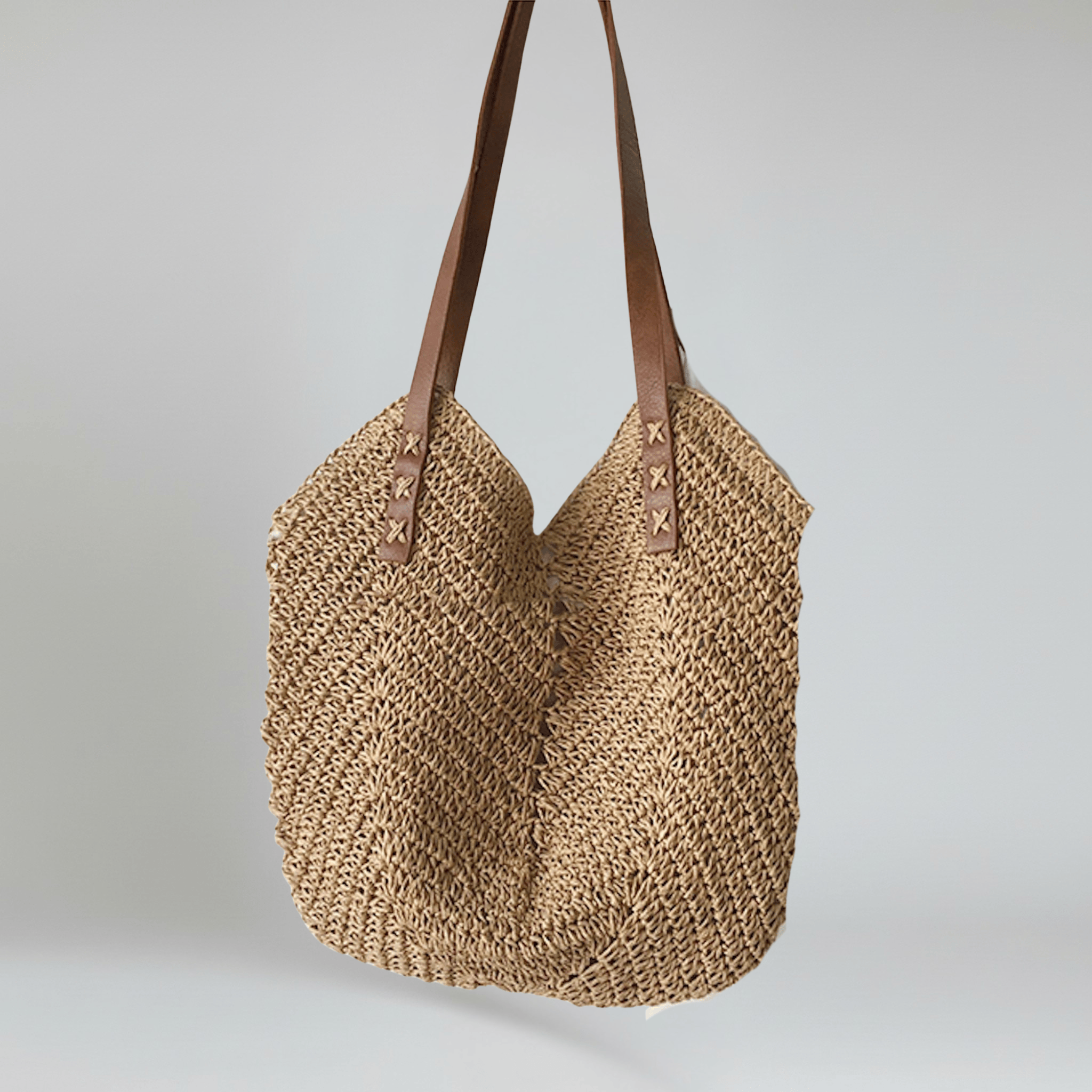 Celvera Straw Tote Bag Dames – Geweven Zomertas voor Strand en Vakantie