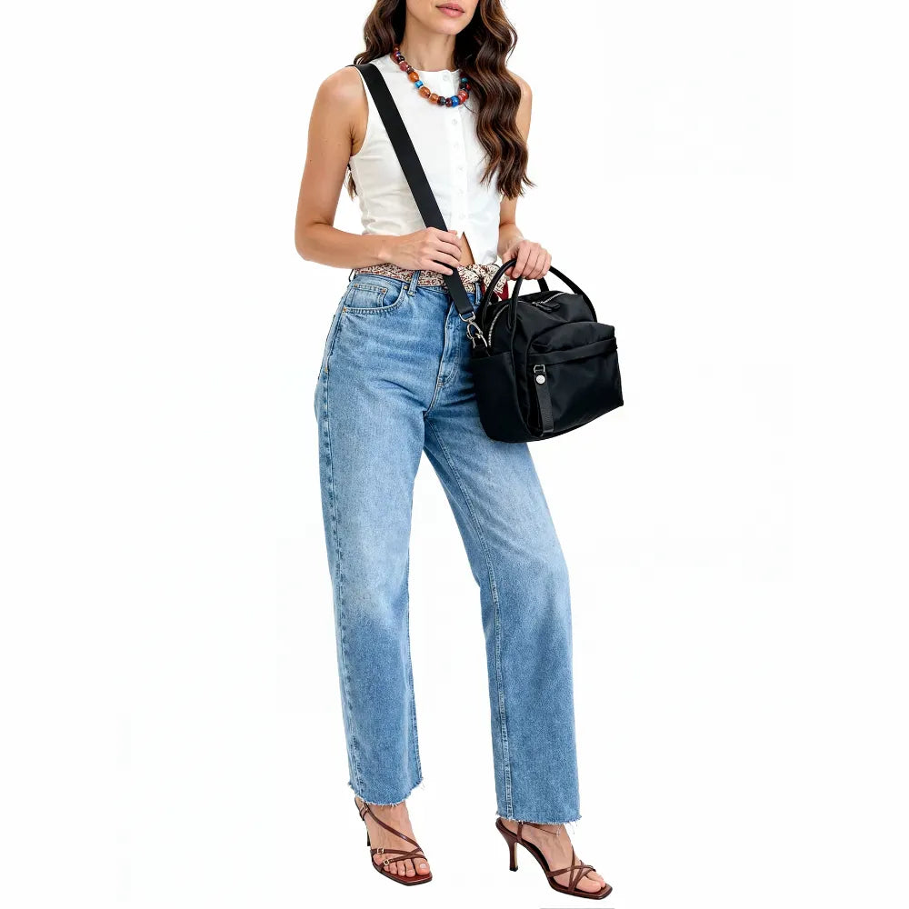 Celvera Luxe Crossbody Tas | Nylon | Verstelbare Band & Veel Opbergruimte