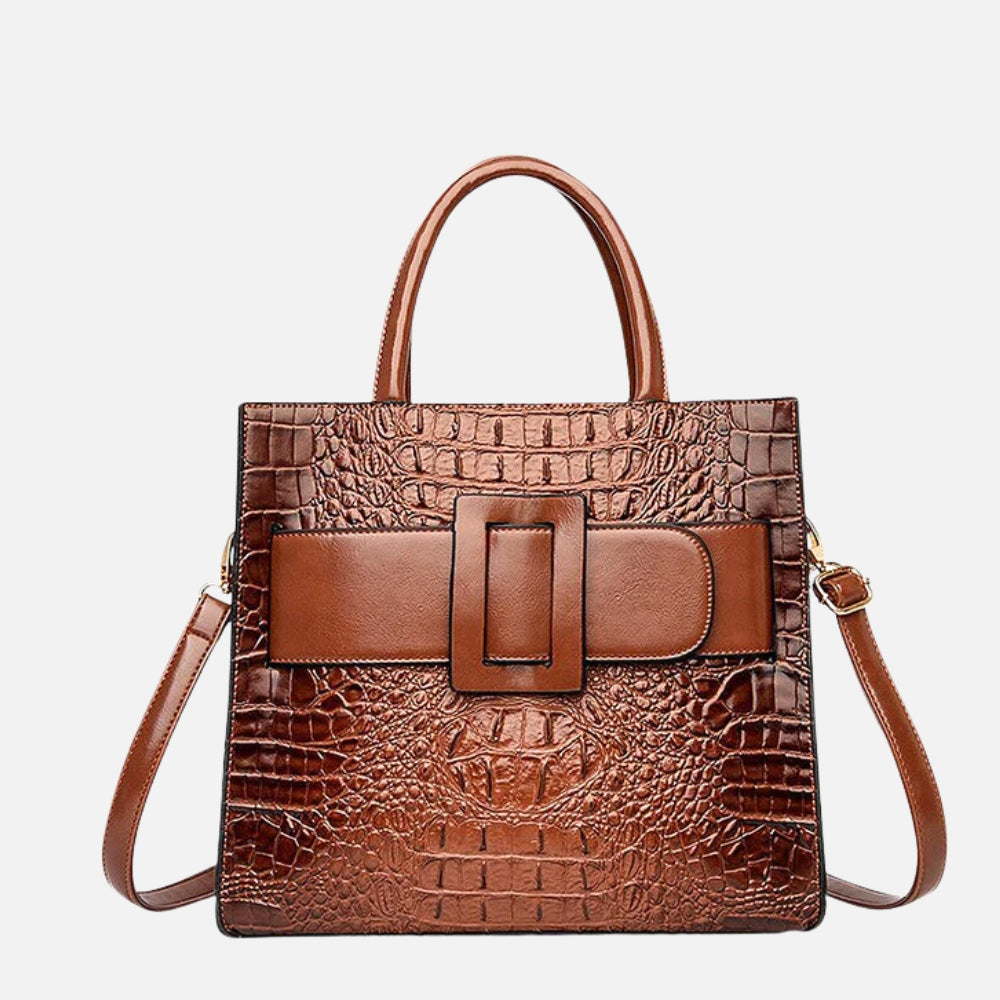 Designer Handtas in Croco Stijl – Chique en Praktisch voor Vrouwen