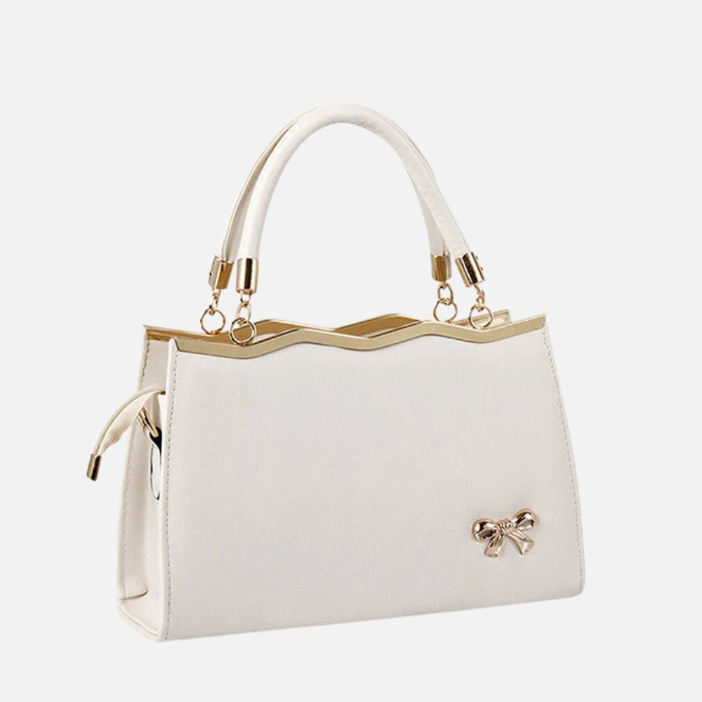 Chique Handtas met Strik – Elegante Dames Tas voor Elke Gelegenheid
