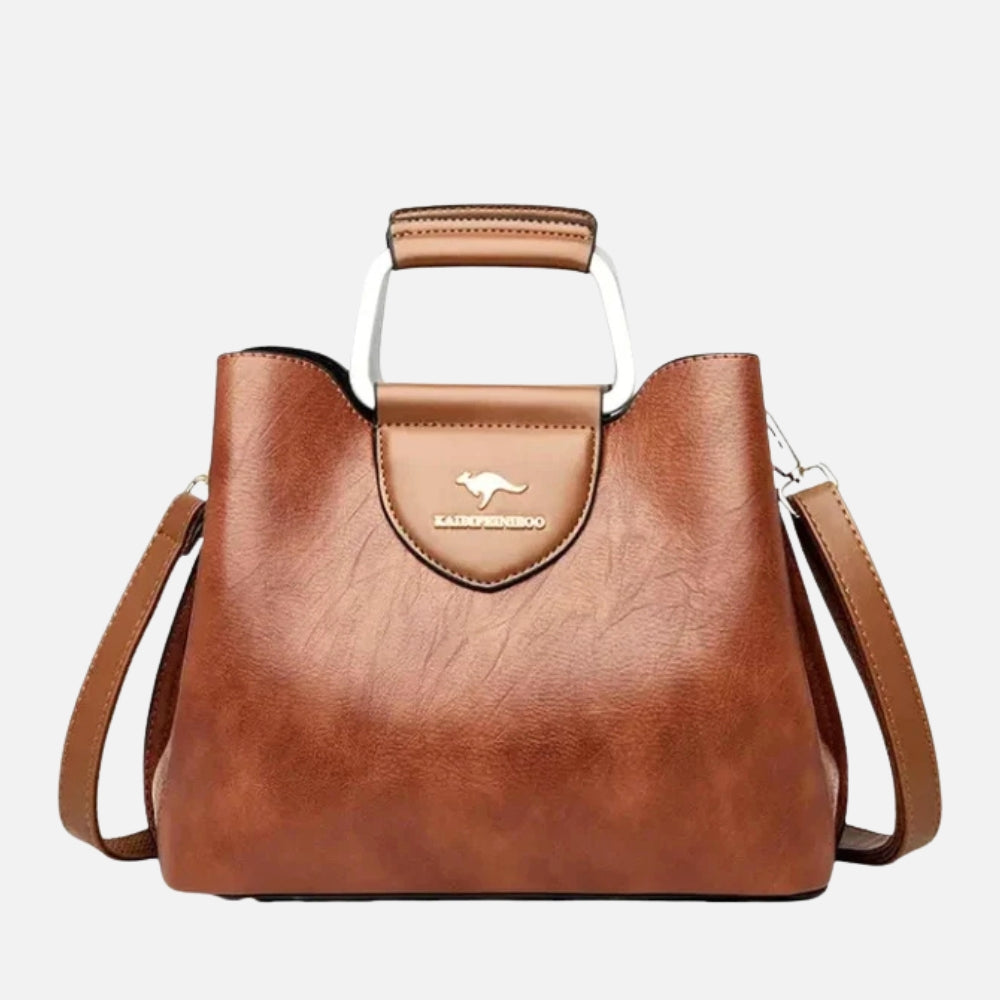 Elegante Statement Handtas met Luxe Handgreep