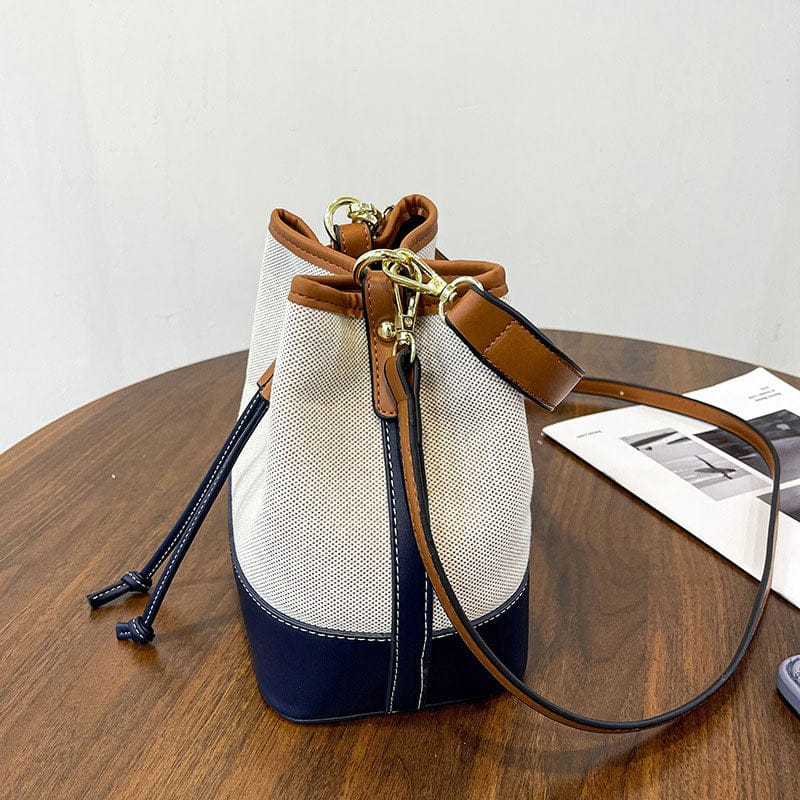 Celvera Tas Dames - Bucket Bag met Trekkoord en Afneembare Crossbodyband | Chique