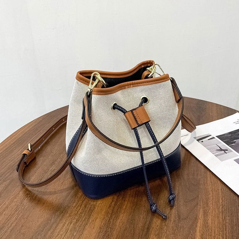 Celvera Tas Dames - Bucket Bag met Trekkoord en Afneembare Crossbodyband | Chique