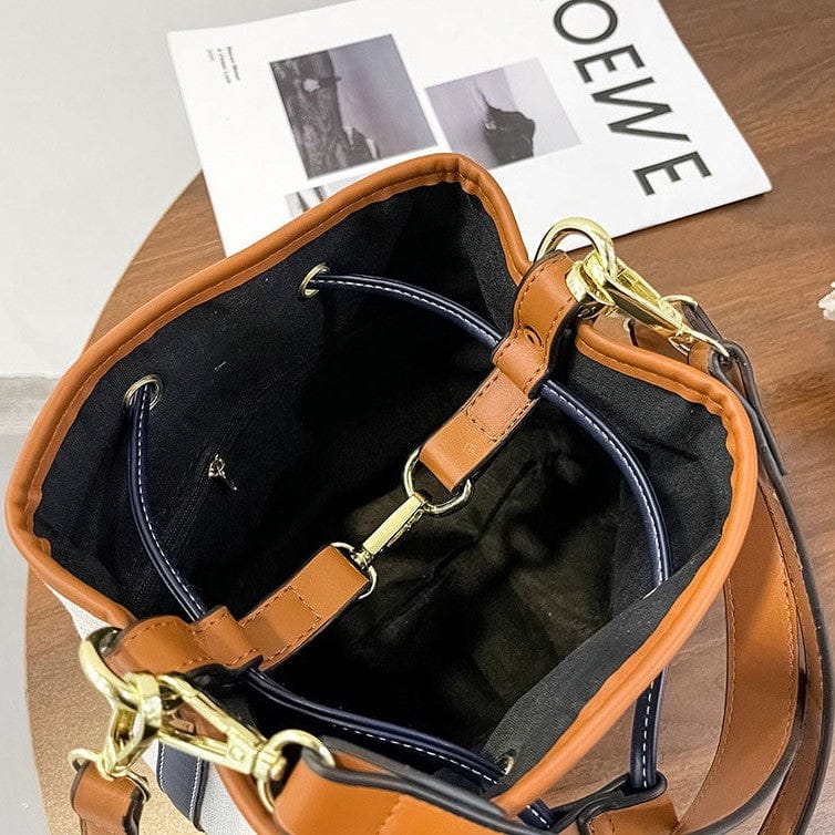Celvera Tas Dames - Bucket Bag met Trekkoord en Afneembare Crossbodyband | Chique